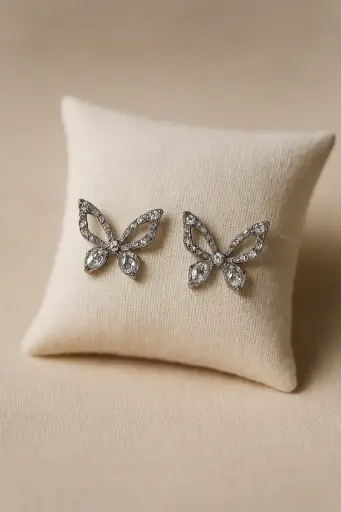 Butterfly Diamond Studs
