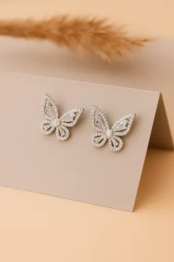 Celeste Butterfly Diamond Earrings