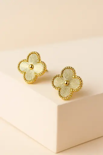 Elegant Floral Studs